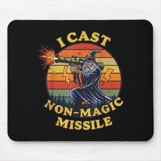 Tapis De Souris Je lance un missile non magique  (Devant)