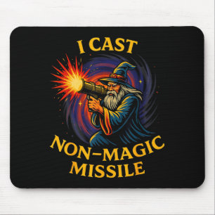 Tapis De Souris Je lance un missile non magique Parodie de sorcier