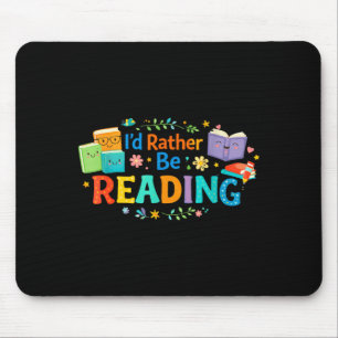 Tapis De Souris Je lirais amoureux de livres drôles professeur coo