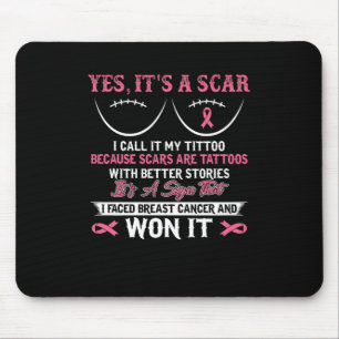 Tapis De Souris Je lutte contre le cancer du sein N remporte les p