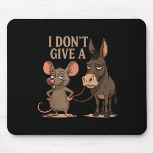 Tapis De Souris Je Me Fiche Du Sarcasme Des Rats, Mème De Rats Drô