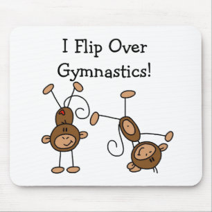 Tapis De Souris Je me retourne sur la gymnastique