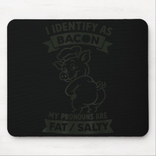 Tapis De Souris Je m'identifie comme Bacon G, amateur de BBQ drôle