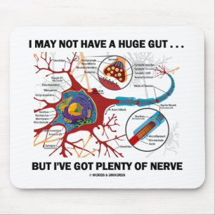 Tapis De Souris Je N'Ai Peut-Être Pas Un Gros Coup, Mais J'Ai Nerv