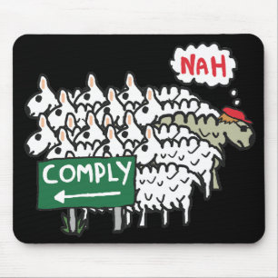 Tapis De Souris Je Ne Me Conforme Pas
