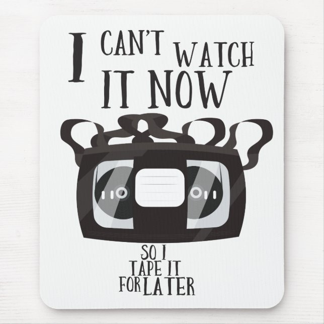 Tapis De Souris Je ne peux pas le regarder maintenant - alors je l (Devant)