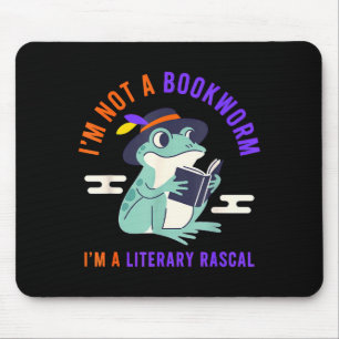 Tapis De Souris Je ne suis pas un rat de bibliothèque, je suis une