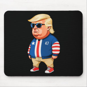 Tapis De Souris Je ne suis qu'un gars de frissons Trump drôle de m