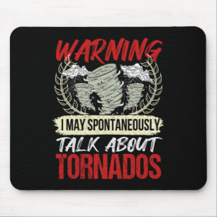 Tapis De Souris Je Parle Spontanément De Tornados - Ouragan Hu