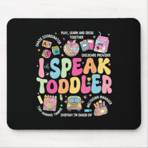 Tapis De Souris Je parle Toddler Byck à l'enseignant