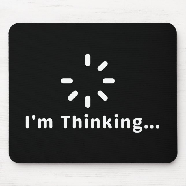 Tapis De Souris Je pense (Devant)