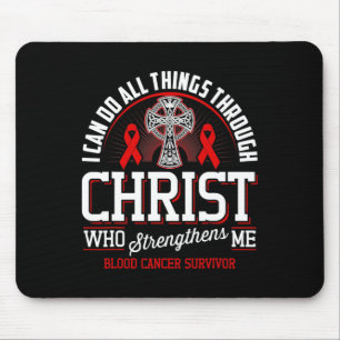 Tapis De Souris Je peux faire toutes choses par le sang du Christ