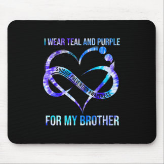 Tapis De Souris Je Porte Du Purple Turquoise Pour La Prévention Du
