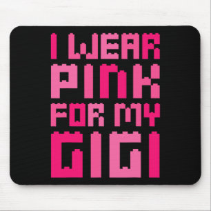 Tapis De Souris Je Porte Du Rose Pour Mon Gigi Block Building Garç