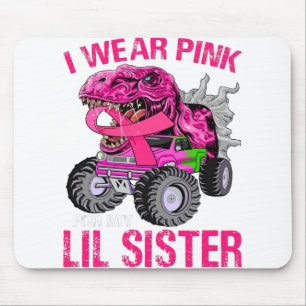 Tapis De Souris Je Porte Du Rose Pour Mon Lil Soeur Cancer Du Sein