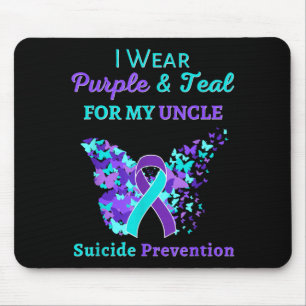 Tapis De Souris Je Porte Du Violet Et Du Turquoise Pour La Prévent