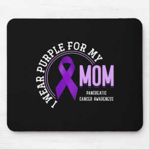 Tapis De Souris Je Porte Du Violet Pour Ma Mère Académie De Cancer