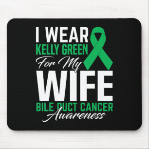 Tapis De Souris Je Porte Kelly Green pour ma femme Bile Ducky Canc