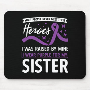 Tapis De Souris Je Porte Le Violet Pour Ma Soeur Héros Pancreatic