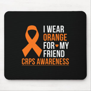 Tapis De Souris Je Porte Orange Pour Mon Ami Rsd Crps Sensibilisat