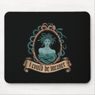 Tapis De Souris Je Pourrais Être Sérieux Medusa Mythologie Grecque