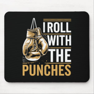 Tapis De Souris Je Roule Avec Les Punches Boxer Sports Force Athl