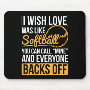 Tapis De Souris Je souhaite que l'amour soit comme Softll Softll P