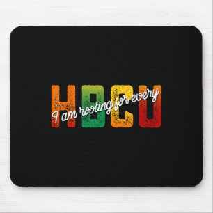 Tapis De Souris Je soutiens pour chaque Hbcu Mois d'Histoire Noire