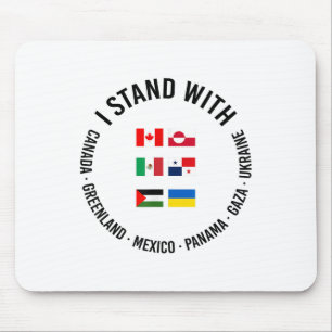 Tapis De Souris Je Suis Avec Le Canada Groenland Mexique Panama Ga
