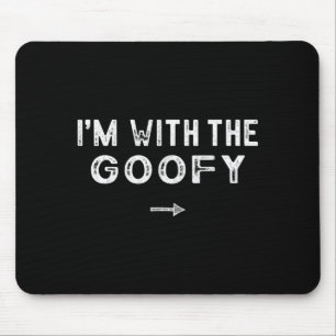 Tapis De Souris Je suis avec le costume correspondant Lazy Hallowe