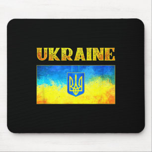 Tapis De Souris Je suis avec le maillot de l'Ukraine Drapeau ukrai
