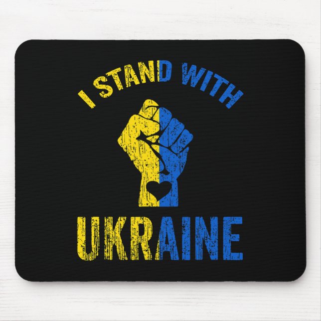 Tapis De Souris Je suis avec l'Ukraine7  (Devant)