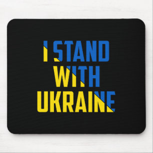 Tapis De Souris Je suis avec l'Ukraine - Soutenir l'Ukraine - Prie