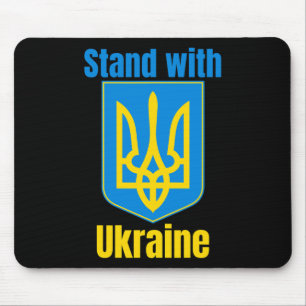 Tapis De Souris Je suis avec l'Ukraine Tee Shirt Je soutiens l'Ukr