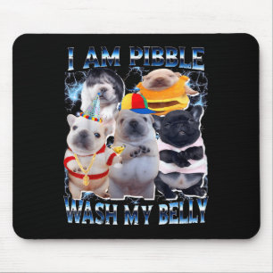 Tapis De Souris Je suis bble laver mon ventre bble Meme Drôle Chie