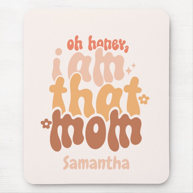 Tapis De Souris Je Suis Cette Maman (Devant)