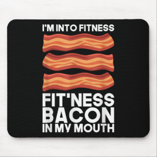 Tapis De Souris Je Suis Dans La Bacon De Fitness Dans Ma Bouche T 