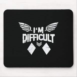 Tapis De Souris Je suis difficile Double Diamonds Ski Snowboard Gi