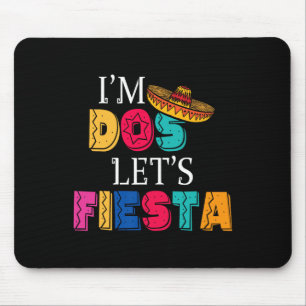 Tapis De Souris Je suis Dos Let's Fiesta Taco Twosday 2e anniversa
