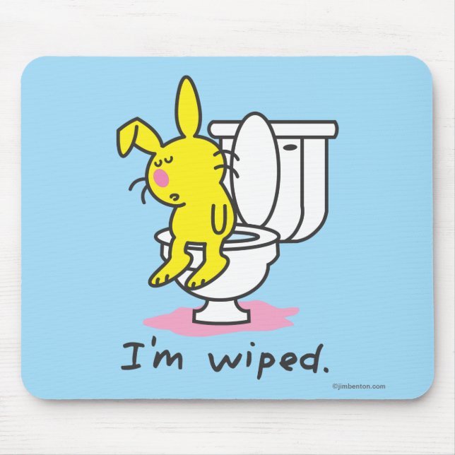Tapis De Souris Je suis essuyé (Devant)