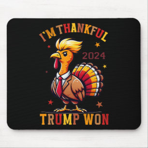 Tapis De Souris Je suis heureux que Trump ait gagné en 2024 et qu'