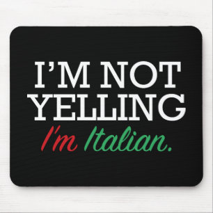 Tapis De Souris Je suis Italien