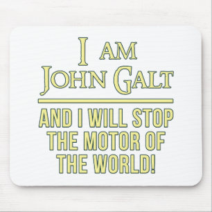 Tapis De Souris Je suis John Galt
