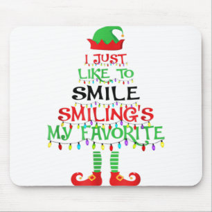 Tapis De Souris Je Suis Juste Heureux De Sourire Sourire Est Mon N