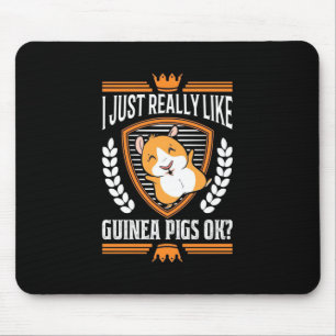 Tapis De Souris Je suis juste vraiment amoureux du cochon d'Inde