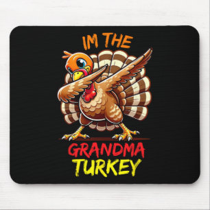 Tapis De Souris Je suis la dinde grand-mère appariement groupe fam