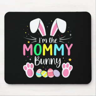Tapis De Souris Je suis la maman lapin drôle de Pâques pour la fam