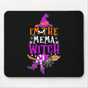 Tapis De Souris Je suis La Sorcière Mema Amusante Halloween famill