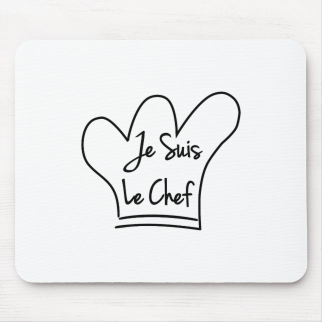 Tapis De Souris Je Suis Le Chef (Devant)