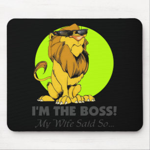 Tapis De Souris Je suis le lion de patron